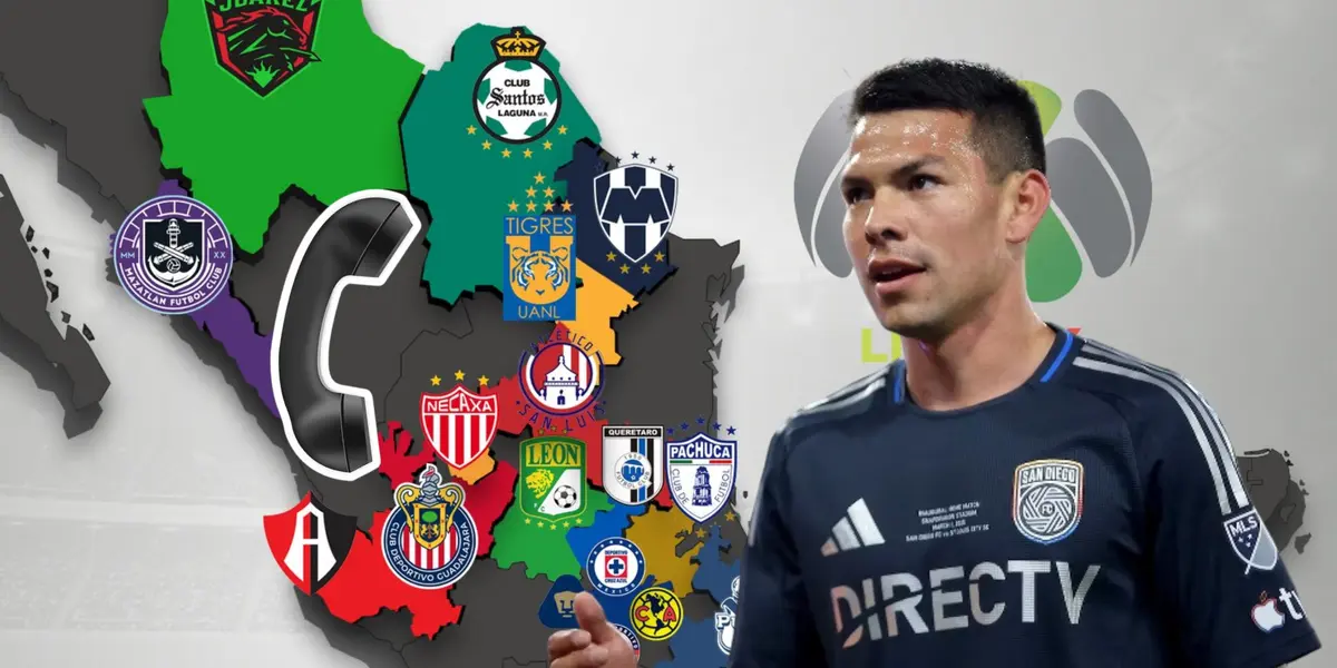 Chucky Lozano y mapa de equipos mexicanos/Foto Jugo TV.