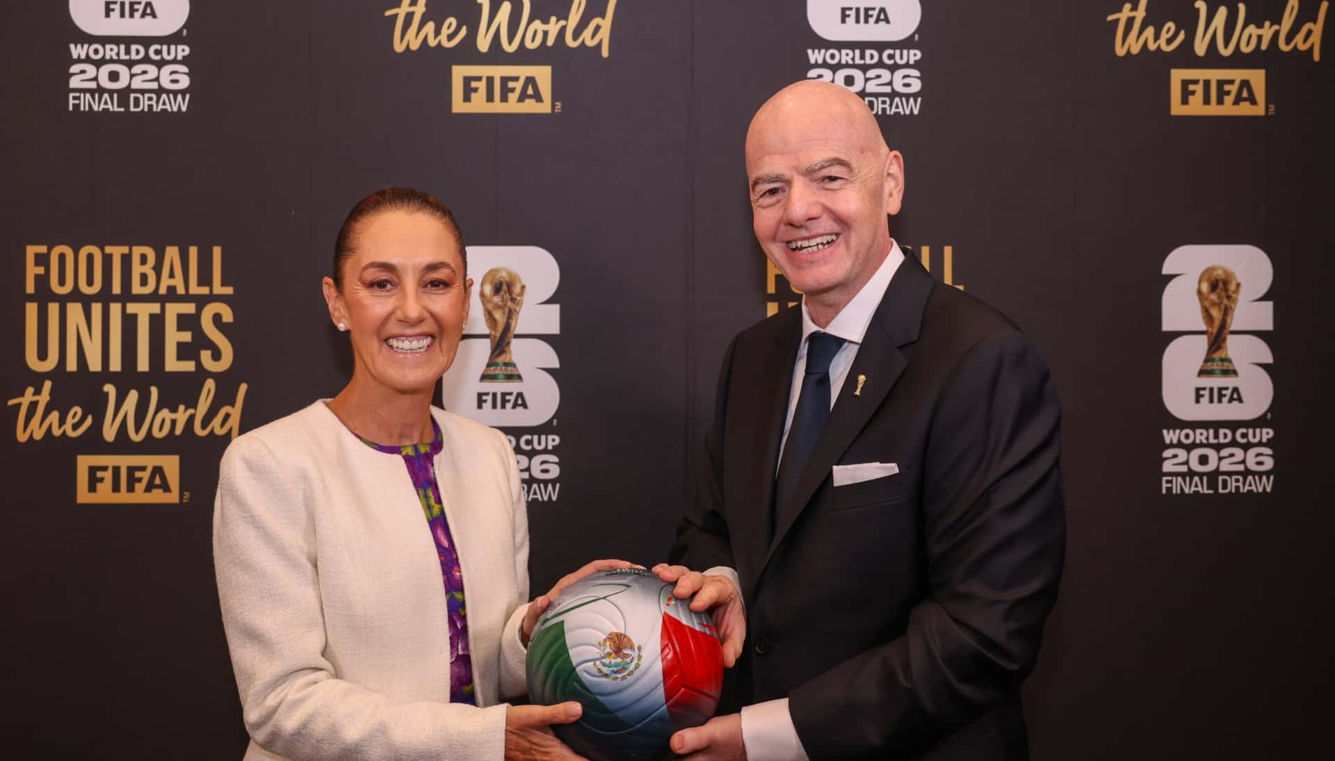 Claudia Sheinbaum y Gianni Infantino / Foto: Selección Mexicana