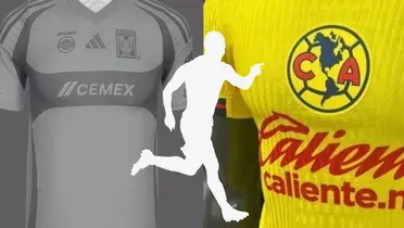 Collage de Tigres y América. Foto de Tigres tomada de Adidas, foto de América de Nike