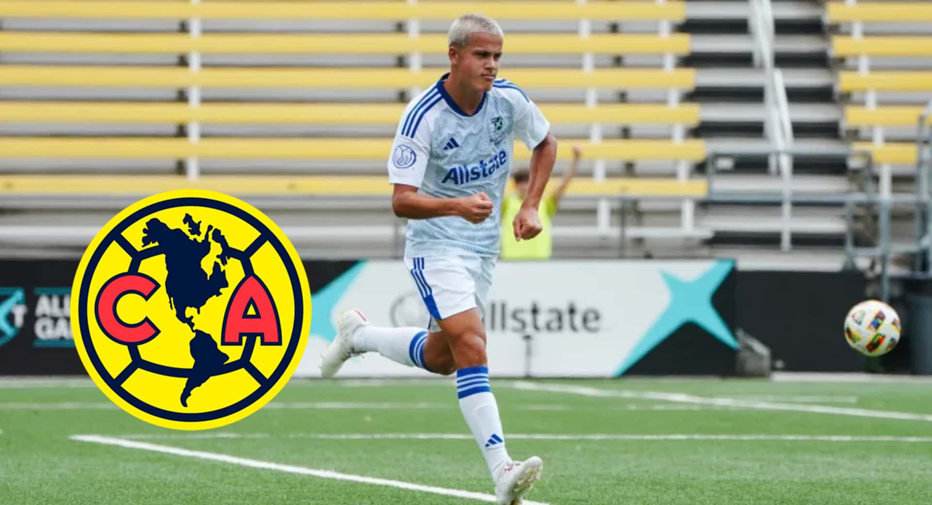 Con apenas 18 años y experiencia en el futbol formativo de Estados Unidos, Diego Rocío inicia en Coapa un nuevo capítulo