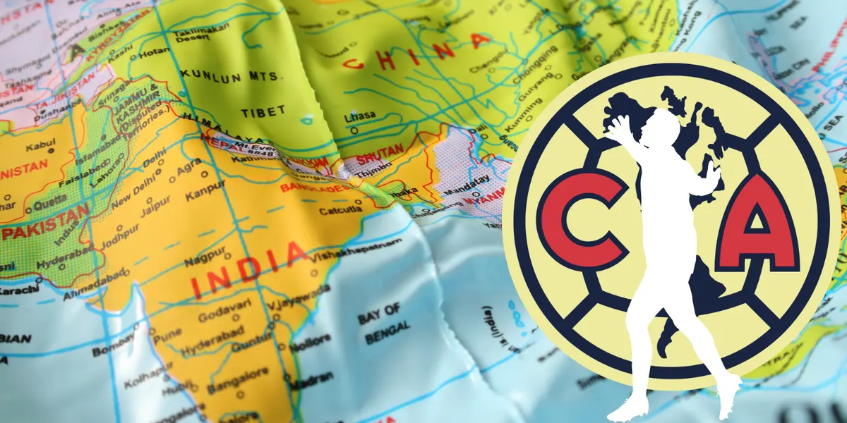 Continente asiático en arte tomado de Canva.