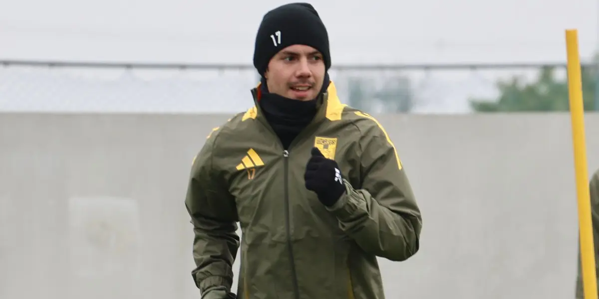 Córdova en entrenamiento con Tigres