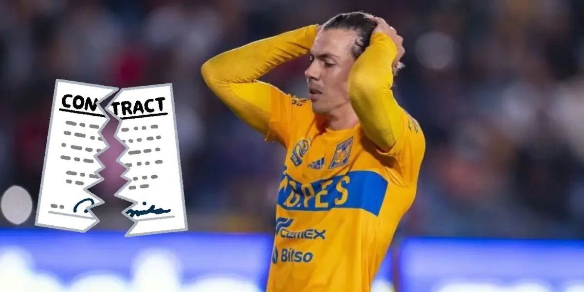 Córdova en partido con Tigres. Foto: Récord