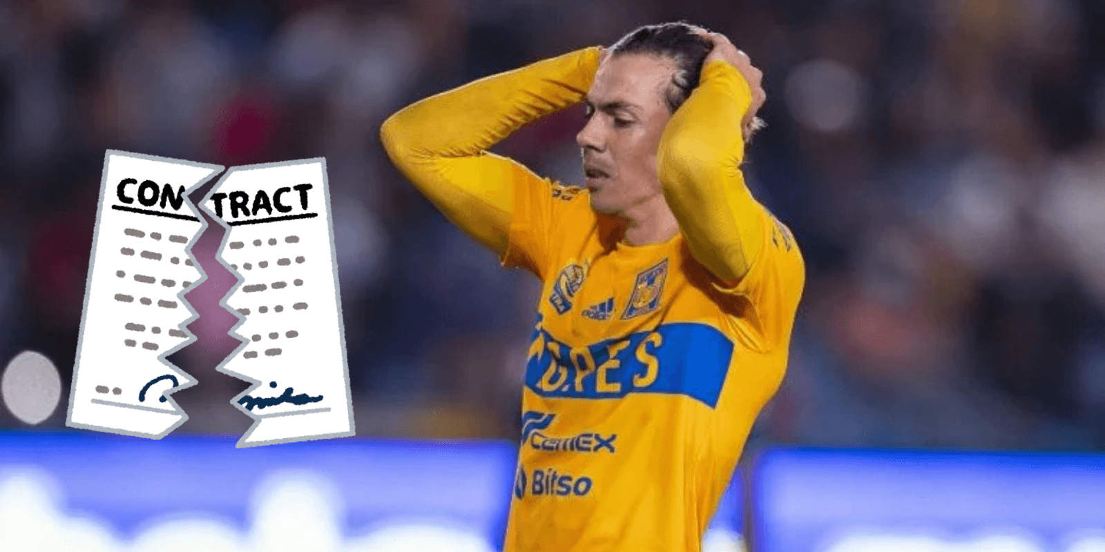 Córdova en partido con Tigres. Foto: Récord