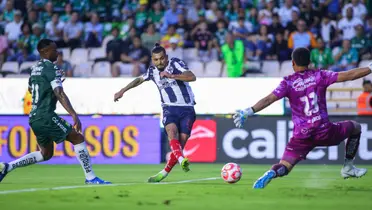 Corona anotando. Foto: Rayados