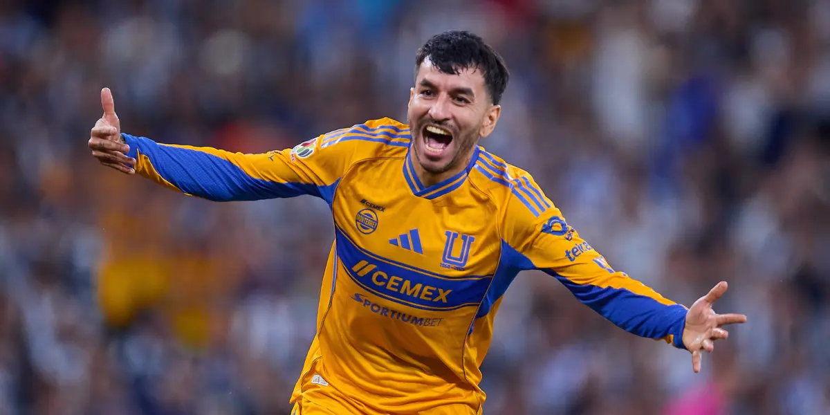 Correa celebrando. Foto: Tigres