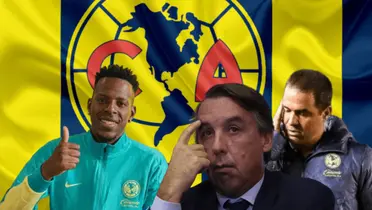 Cristian Borja, Emilio Azcárraga y André Jardine con manos en el rostro/Foto Draftea.