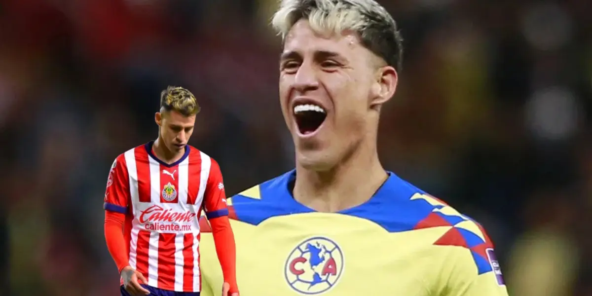 Cristian Calderón luciendo ambos uniformes/ Foto Fútbol Total.