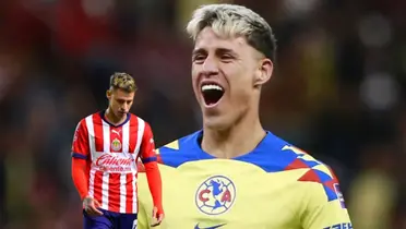 Cristian Calderón luciendo ambos uniformes/ Foto Fútbol Total.