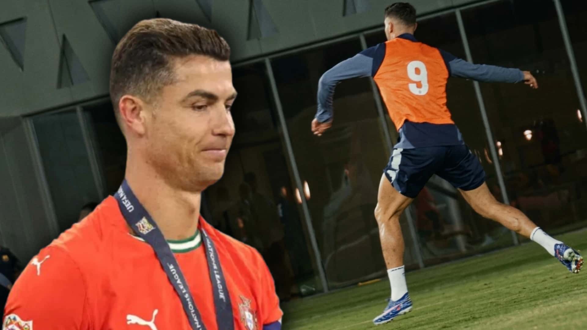 Cristiano Ronaldo con la selección de Portugal y entrenando con el Al-Nassr