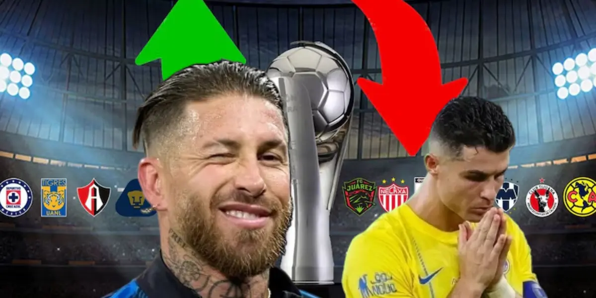 Cristiano Ronaldo y Sergio Ramos/Foto Infobae.