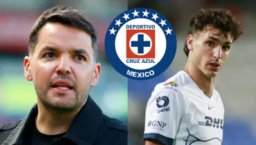 Cruz Azul-Nicolás Larcamón / Foto: Olé