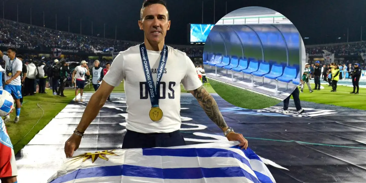 Cruz Azul-Vicente Sánchez / Foto: Olé