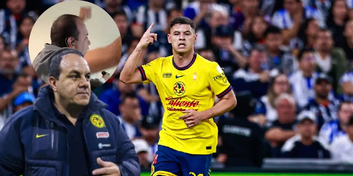 Cuauhtémoc Blanco festejó el gol de Richard Sánchez / FOTO EXCÉLSIOR