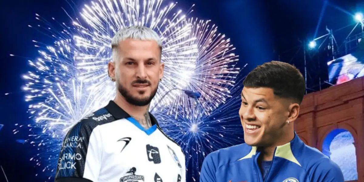 Darío Benedetto y a su lado Richard Sánchez/Foto Última Hora.