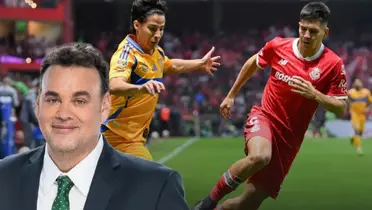 David Faitelson en el Toluca vs Tigres / FOTO DALLAS MORNING NEWS