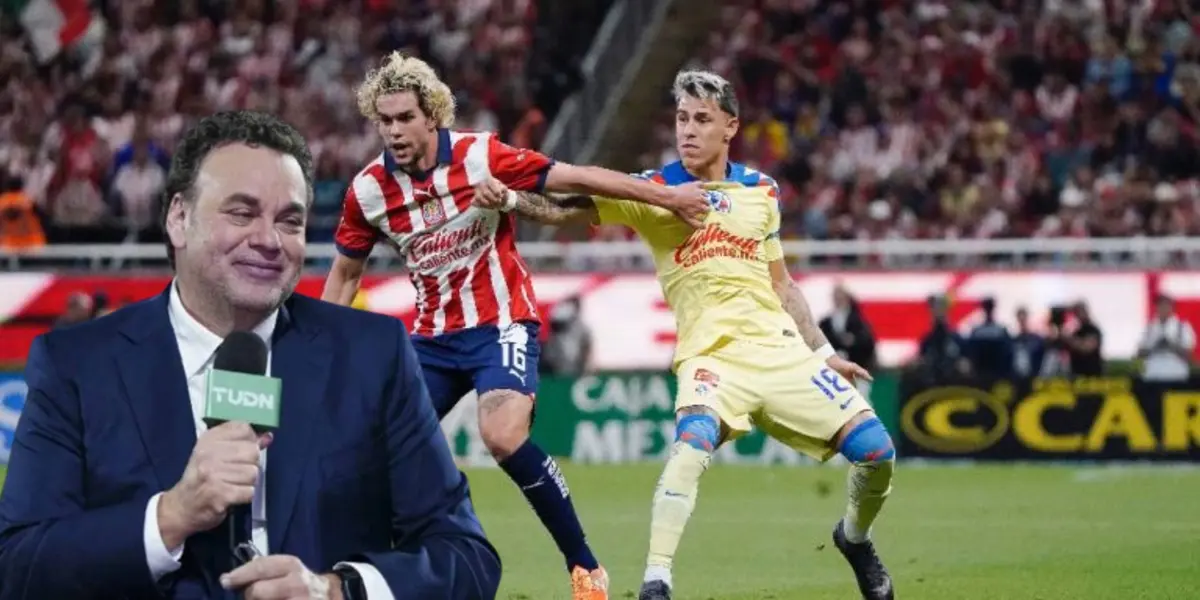 David Faitelson junto al Chivas vs América / FOTO IMAGO7