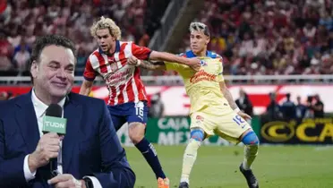 David Faitelson junto al Chivas vs América / FOTO IMAGO7