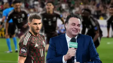 David Faitelson y Santiago Giménez/ Foto Olé.