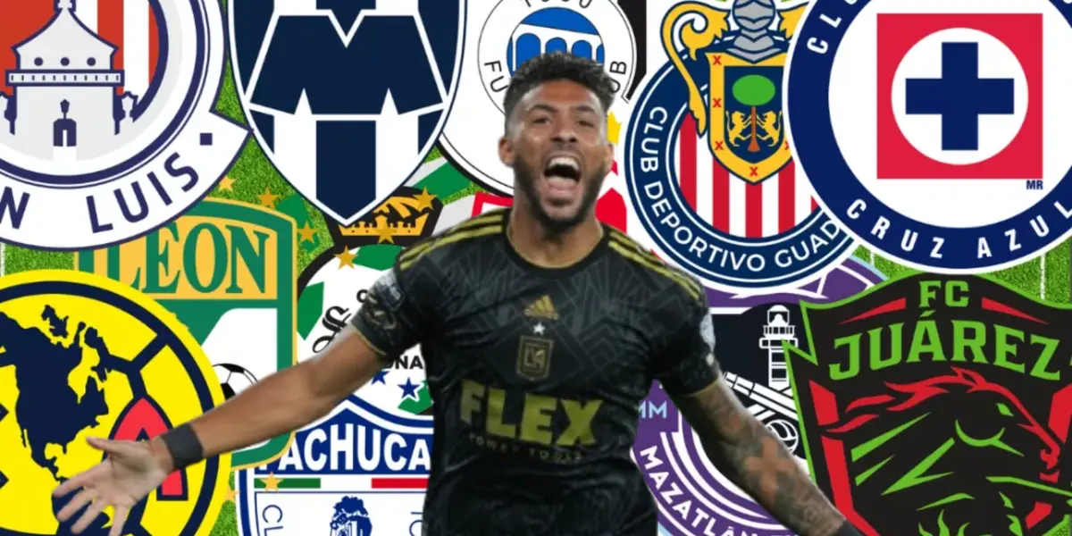 Denis Bouanga junto a equipos de la Liga MX / FOTO TRANSFERMARKT