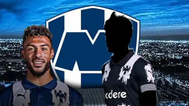 Denis Bouanga junto a futbolista incógnito de Rayados / FOTO YOUTUBE
