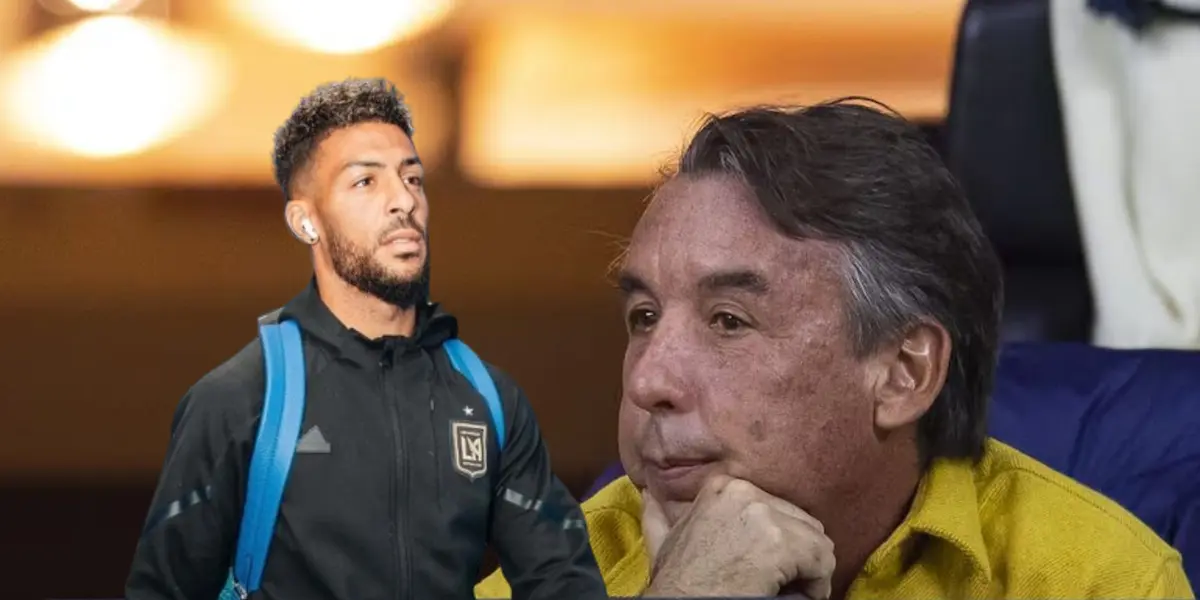 Denis Bouanga y Emilio Azcárraga/Foto José Luis Melgarejo.