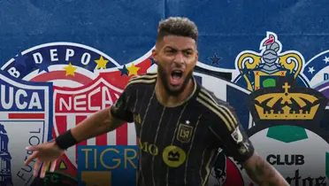 Dennis Bouanga junto a clubes de la Liga MX / FOTO INFOBAE