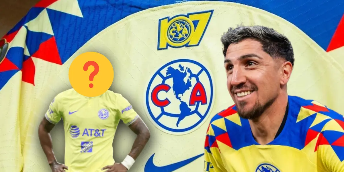 Diego Valdés riendo y futbolista del América con el rostro tapado/ Foto Juanfutbol.