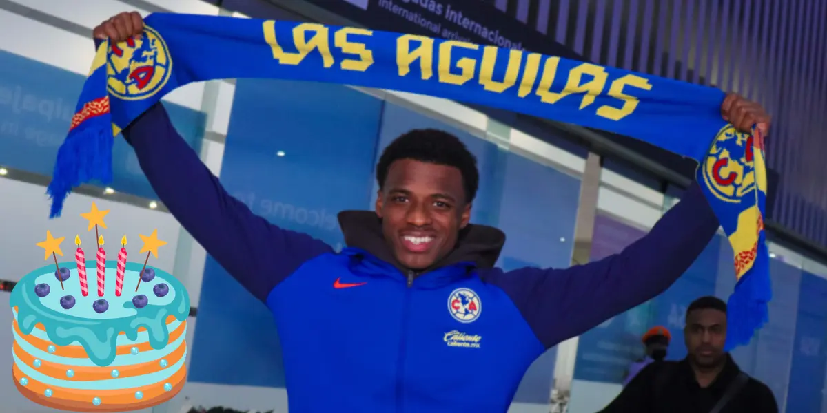 Dilrosun en su llegada a México. Foto: Club América