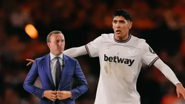 Directivo de West Ham y Edson Álvarez/Foto 'X'.