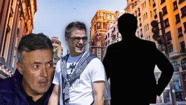 Domenec Torrent, José Antonio Noriega y silueta de Gustavo Quineros/ Foto Time Out.