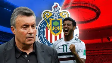 Domènec Torrent junto a Carlos Vela / FOTO SPORTSNET