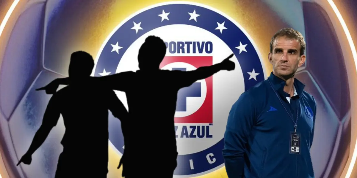 Dos futbolistas en forma de silueta e Iván Alonso/Foto ESPN.