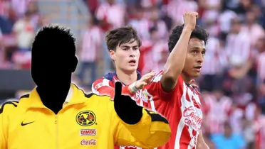 DT incógnito del América junto a futbolistas de Chivas / FOTO OLÉ