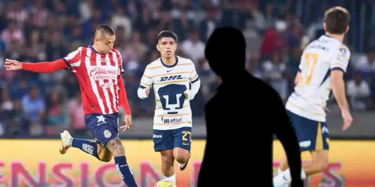 DT incógnito en el Chivas vs Pumas / FOTO X