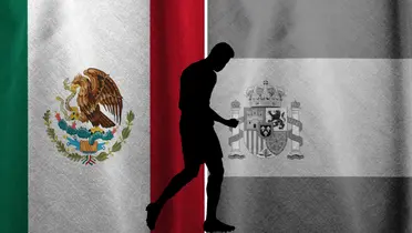 Edición hecha en Canva, con bandera de España y México