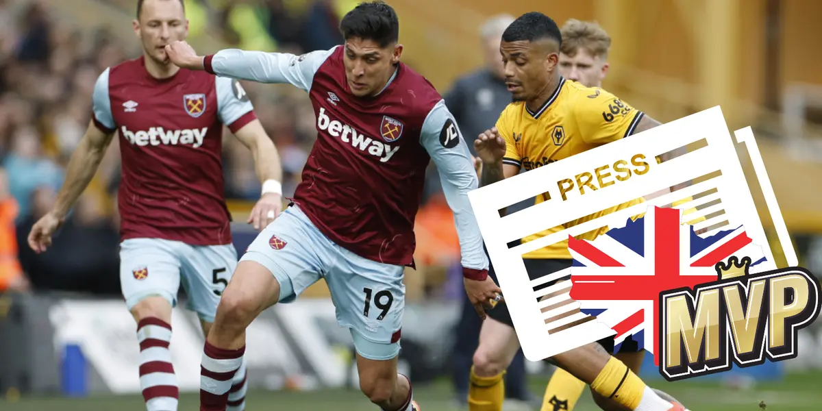 Edson Álvarez el MVP del West Ham vs Wolves, esto dijo la prensa en Inglaterra sobre él