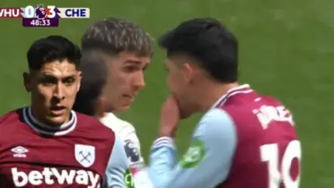 Edson Álvarez en el Chelsea vs West Ham United / FOTO REPORTE INDIGO