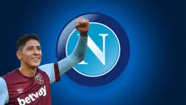 Edson Álvarez junto al Napoli / FOTO INSTAGRAM