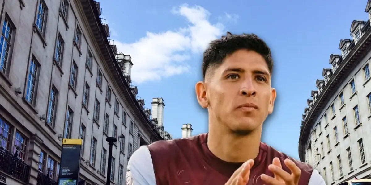 Edson Álvarez y ciudad de fondo/ Foto Londres en Español.