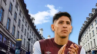 Edson Álvarez y ciudad de fondo/ Foto Londres en Español.