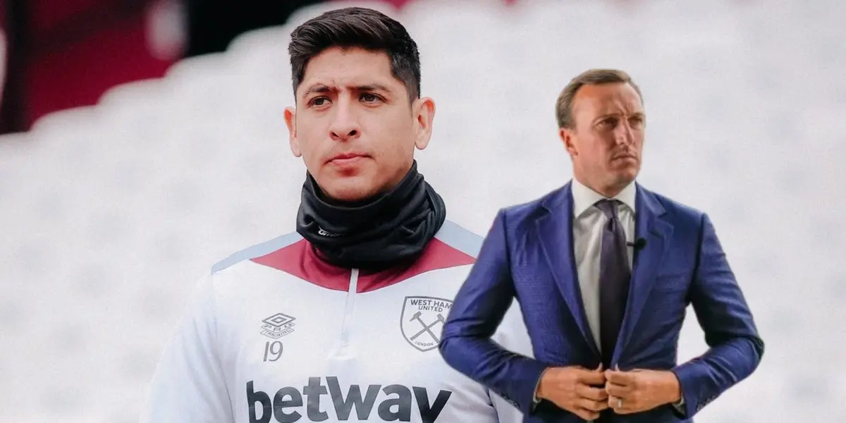 Edson Álvarez y Mark Noble/ Foto Julio Rodríguez.