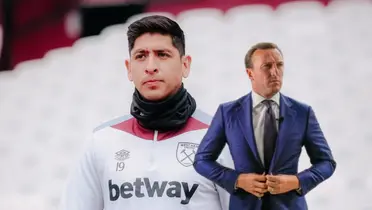 Edson Álvarez y Mark Noble/ Foto Julio Rodríguez.