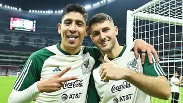 Edson y Santi en partido. Foto: Imago