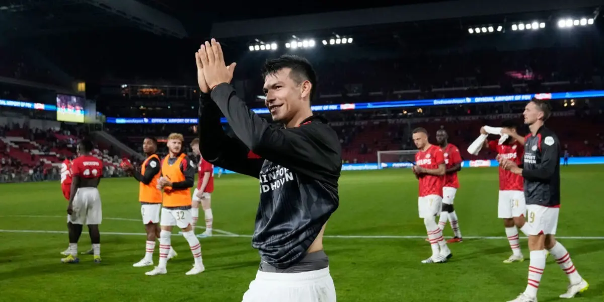 El Chucky Lozano entró al minuto 56 del partido entre el PSV y NEC, correspondiente a la Fecha 6 de la Eredivisie