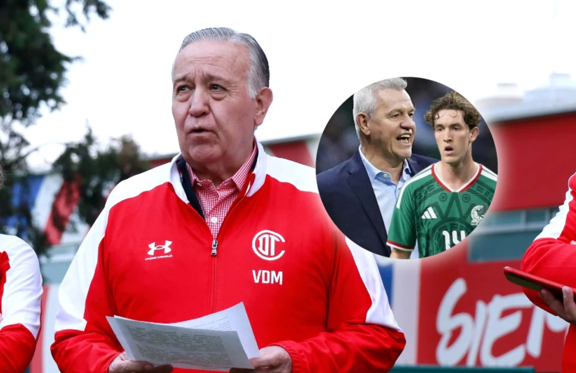 El conjunto estaría molesto con el 'Vasco' por plantear la posibilidad de que Marcel vaya al mundial.