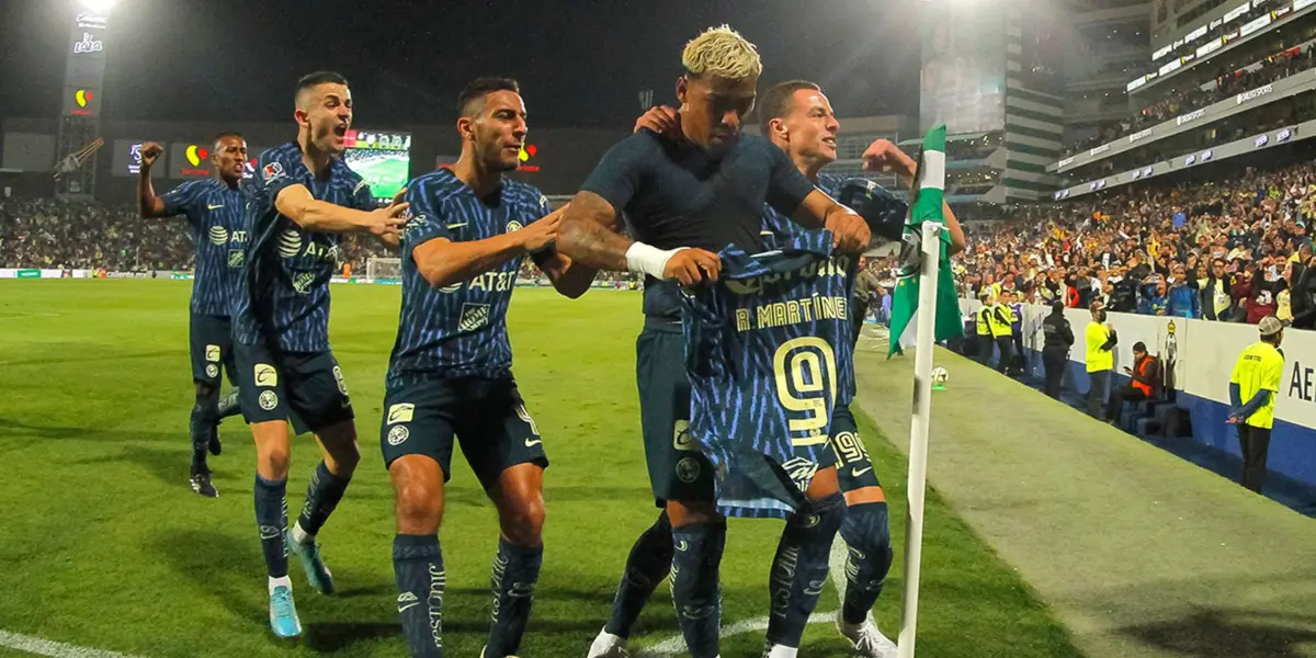 El delantero colombiano s econvirtió en el heroé del América.