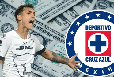 El futbolista de Pumas podría ir a Cruz Azul.