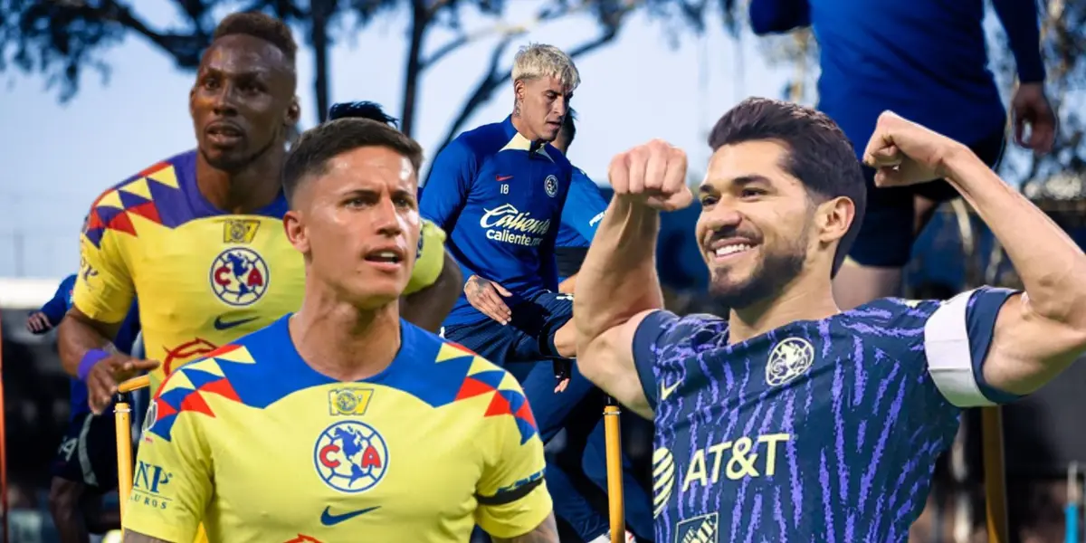 El futbolista mexicano regresó y se reincorporó a los entrenamientos con las Águilas.