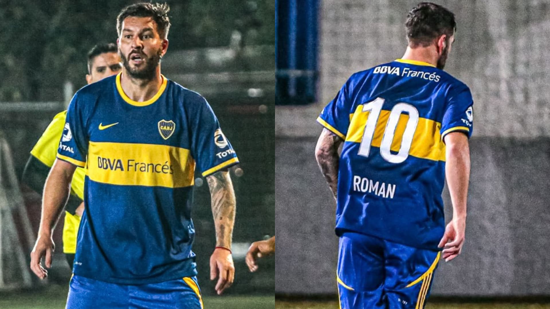 El galo, con los colores de Tigres pero un jersey diferente: el del Xeneize.